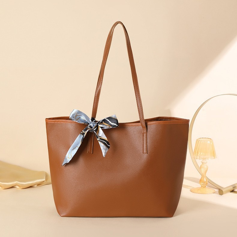 高級ハンドバッグ女性バッグデザイナー高品質 Pu レザー無地 - Luxury Bags Tote のレビューと価格
