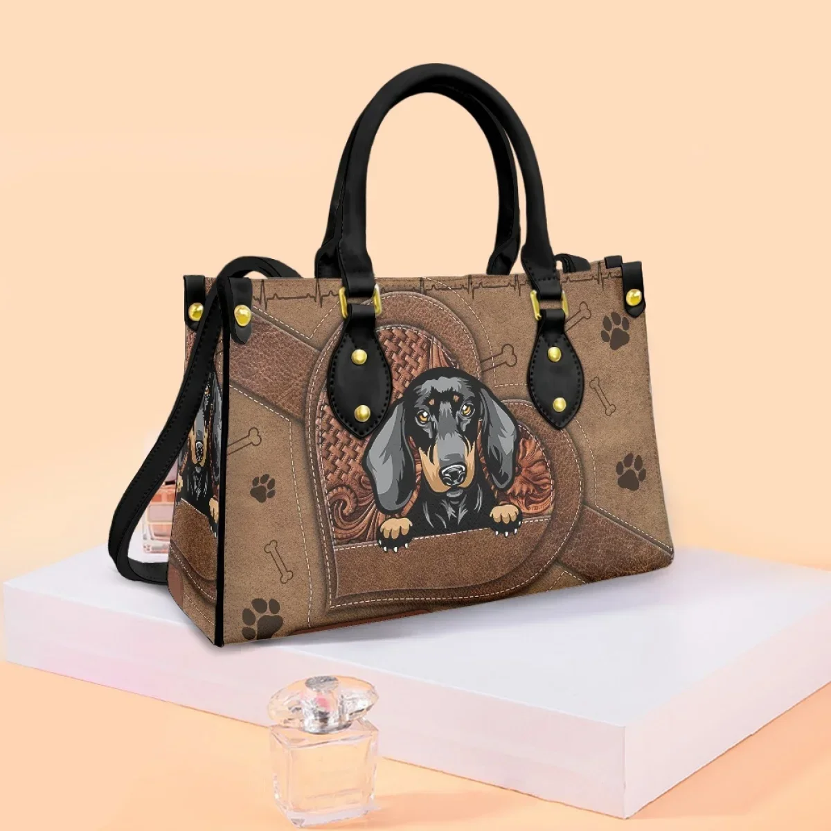 女性のためのレザーショルダーバッグパーソナライズされた名前か - Luxury Bags Cute のレビューと価格